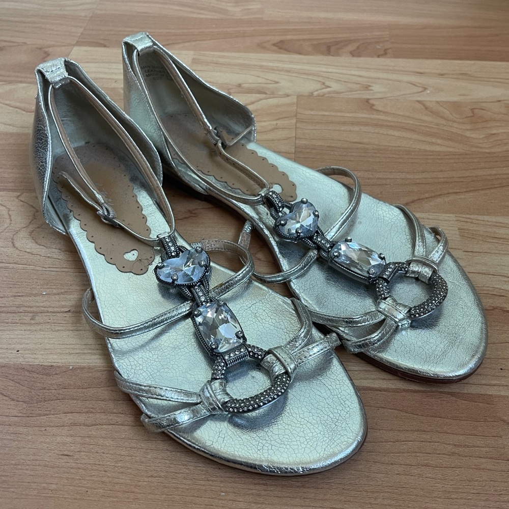 Vintage Beverly Feldman Gem Gladiator Style Sandals